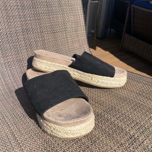 Black and Tan Sandals, Madden Girl